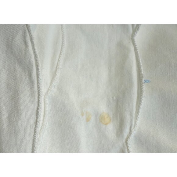 VTG Tablecloth Floral Embroidery Cutwork Scalloped Edges 130 x 65 Cottage Read - Picture 8 of 9